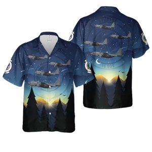 Us Air Force 88 1307 Ac 130W Stinger Ii 16Th Sos 27Th Sow Hawaiian Shirt
