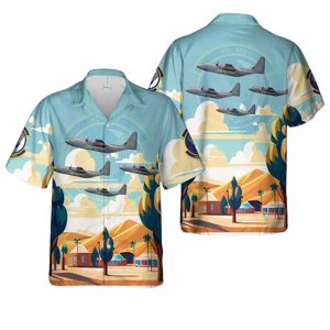 Us Air Force 9Th Special Operations Squadron 08 6201 Mc 130J Commando Ii Hawaiian Shirt