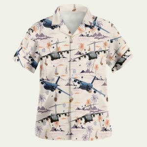 US Air Force Boeing C17 Globemaster Hawaiian Shirt