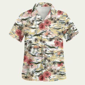 US Air Force Learjet 35 Hawaiian Shirt