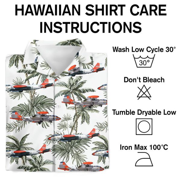 US Air Force Martin EB57B Canberra Hawaiian Shirt - Image 3