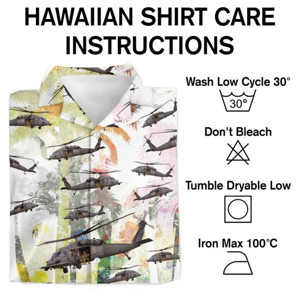 UH-60 Black Hawk Hawaiian Shirt Featuring Air Assault Tribute - Image 3