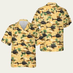 Us Army 101St Airborne Division Oh58 Hawaiian Shirt