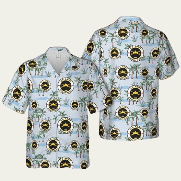 Us Army 19D Cavalry Scout Hawaiian Shirt