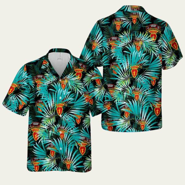 Us Army 25Th Infantry Ranger Long Range Patrol Hawaiian Shirt