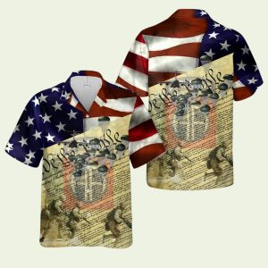 Us Army 82Nd Airborne Hawaiian Shirt