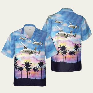 Us Army Ac119G K Shadow Stinger Hawaiian Shirt