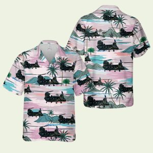 Us Army Boeing Beast Chinook 160Th Soar Night Stalkers Hawaiian Shirt