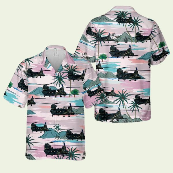 Us Army Boeing Beast Chinook 160Th Soar Night Stalkers Hawaiian Shirt