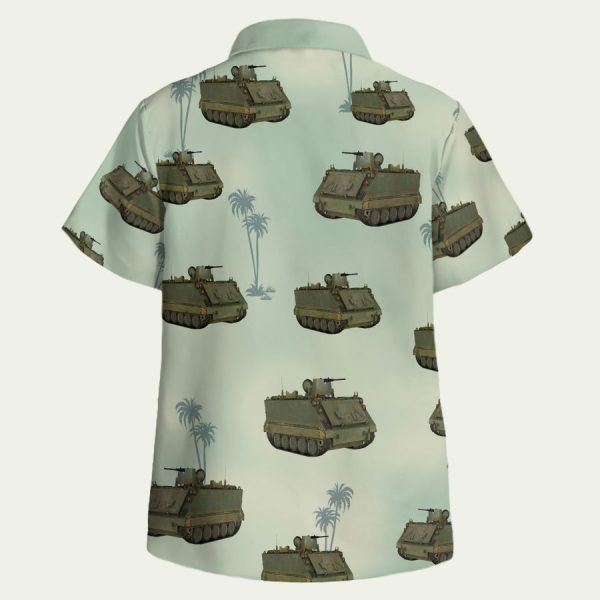 US Army M 113 Tank Hawaiian Shirt - Image 2
