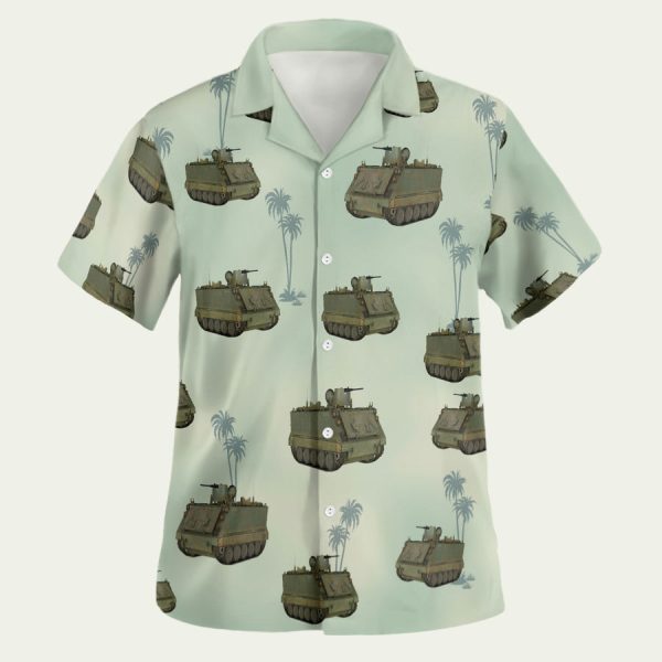 US Army M 113 Tank Hawaiian Shirt