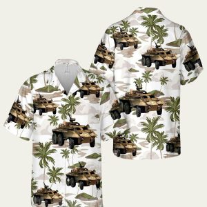 Us Army M20 Armored Utility Vehicle Hawaiian Shirt