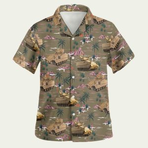 US Army M2A3 Bradley Hawaiian Shirt