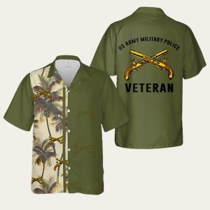 Us Army Military Police Veteran Hawaiian Shirt