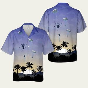 UH-60 Black Hawk Hawaiian Shirt Featuring Air Assault Tribute