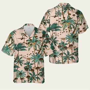 Us Army Paratroopers Silhouette Hawaiian Shirt