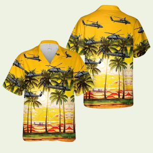 UH-60 Black Hawk Hawaiian Shirt Featuring Air Assault Tribute