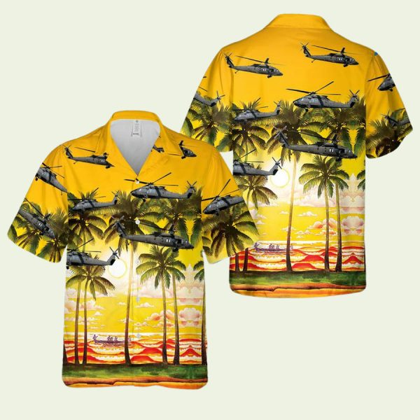UH-60 Black Hawk Hawaiian Shirt Featuring Air Assault Tribute