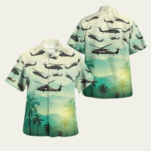 UH-60 Black Hawk Hawaiian Shirt Featuring Air Assault Tribute