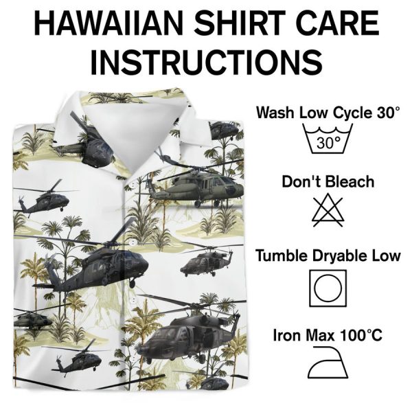 UH-60 Black Hawk Hawaiian Shirt Featuring Air Assault Tribute - Image 3