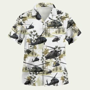 UH-60 Black Hawk Hawaiian Shirt Featuring Air Assault Tribute