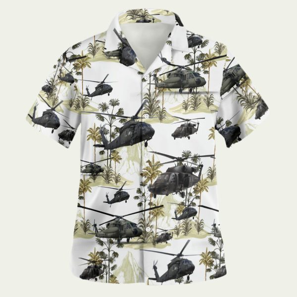 UH-60 Black Hawk Hawaiian Shirt Featuring Air Assault Tribute