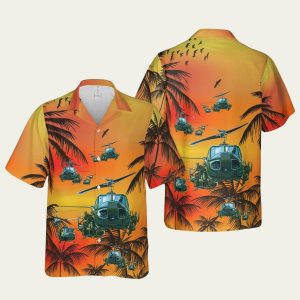 Us Army Uh1 Huey Hawaiian Shirt