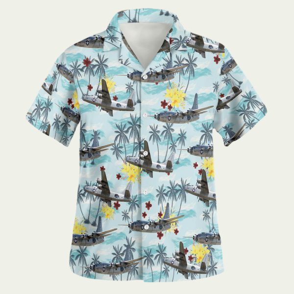 US Navy Consolidated PB4Y2 Privateer Hawaiian Shirt