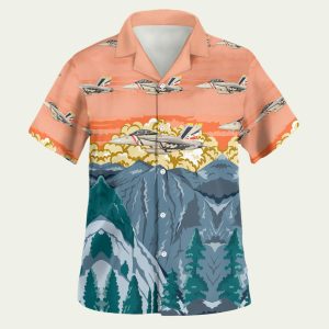 US Navy FA 18F Super Hornet Bounty Hunters Hawaiian Shirt