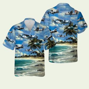 Us Navy Grumman C2A Greyhound Vrc50 Hawaiian Shirt