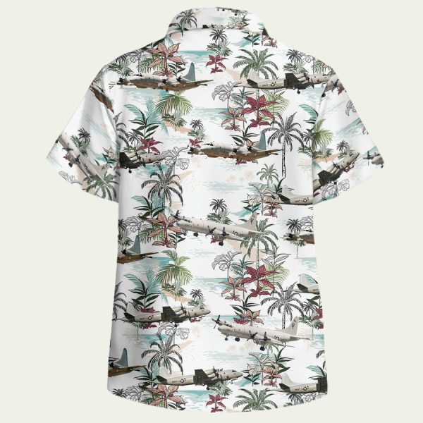 US Navy Lockheed P 3 Orion Hawaiian Shirt - Image 2