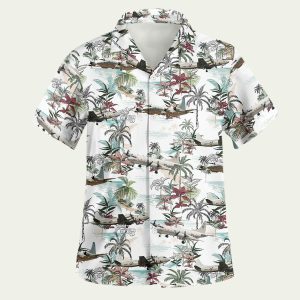 US Navy Lockheed P 3 Orion Hawaiian Shirt