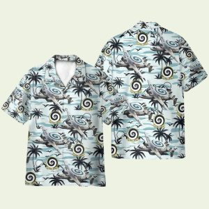Us Navy Northrop Grumman E2 Hawkeye Hawaiian Shirt