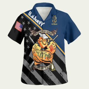 US navy Popeye veteran All Gave Some Some Gave All Hawaiian Shirt