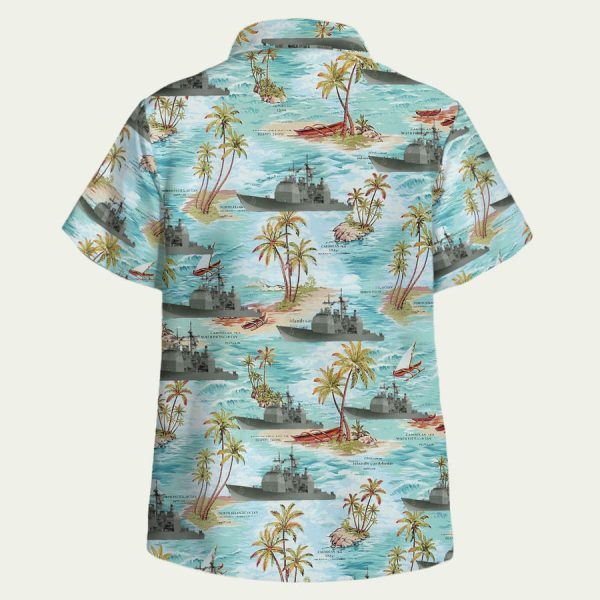US Navy ship island Hawaiian Shirt - Image 2