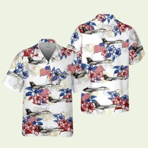Us Navy Tomcat Of Vf84 Jolly Rogers Hawaiian Shirt
