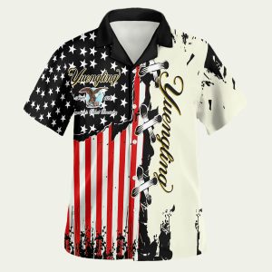 Yuengling Beer American Flag Hawaiian Shirt