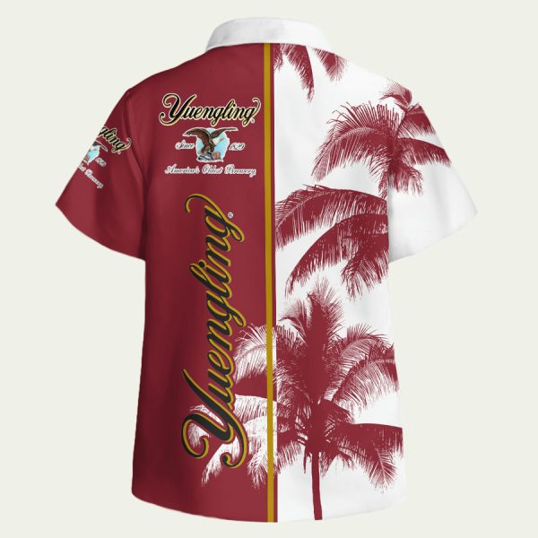 Yuengling Beer Palm Tree Hawaiian Shirt - Image 2
