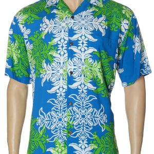Men's Hawaiian Shirt - Aloha Panel Polyester Aloha Print Casual Shirt
