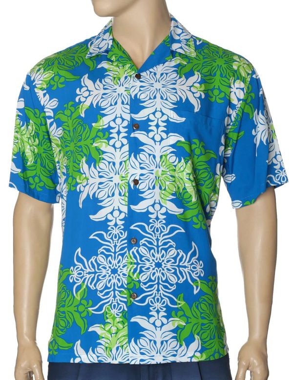 Men's Hawaiian Shirt - Aloha Panel Polyester Aloha Print Casual Shirt