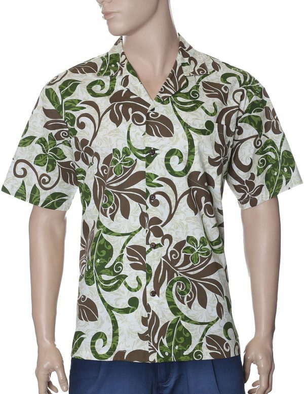 Men's Hawaiian Shirt - Polyester Tropical Print Casual Shirt