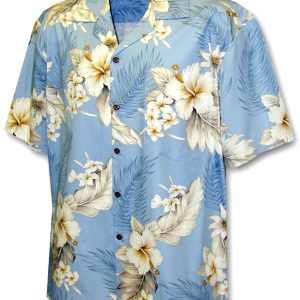 Men's Hawaiian Shirt - Polyester Lanai Aloha Print Shirt