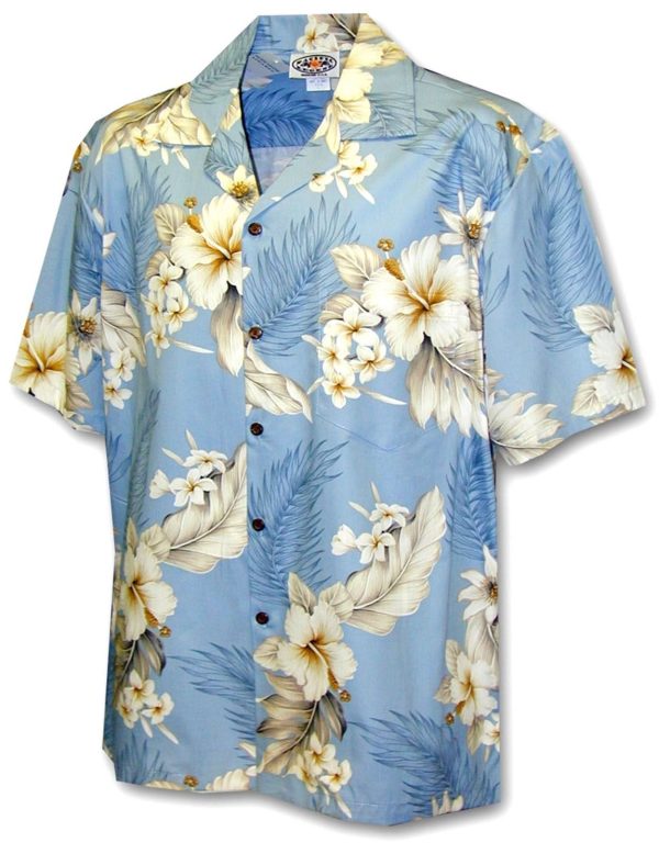 Men's Hawaiian Shirt - Polyester Lanai Aloha Print Shirt
