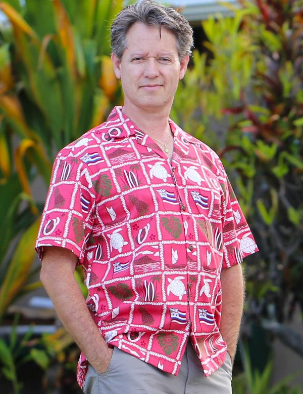 Men's Hawaiian Shirt - Flagship Polyester Aloha Print Casual Shirt