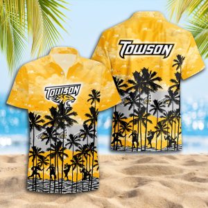 Towson University Hawaiian Shirt 2025 for Men and Women - Summer Fan Apparel