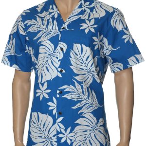 Men's Hawaiian Shirt - Polyester Kaanapali Aloha Print Shirt