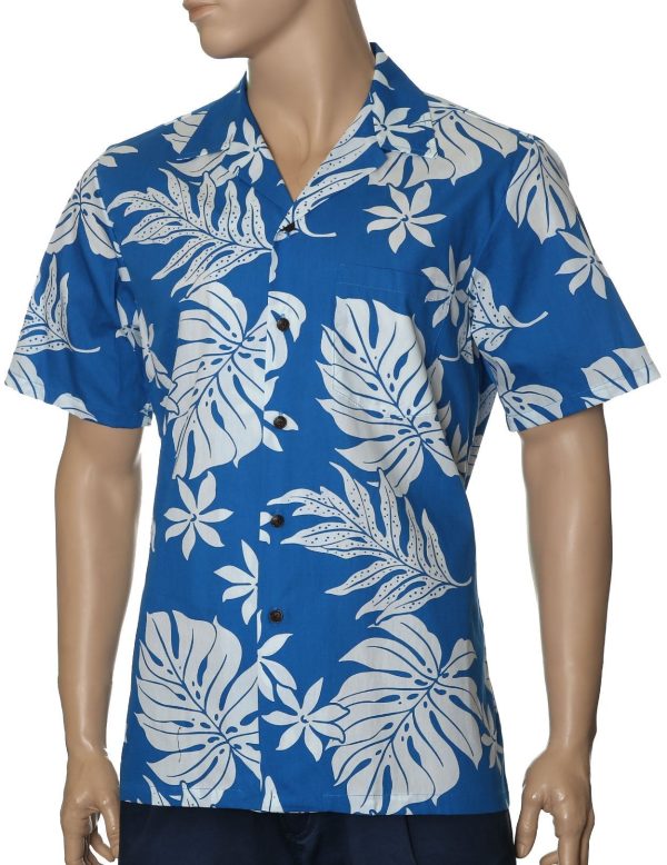 Men's Hawaiian Shirt - Polyester Kaanapali Aloha Print Shirt