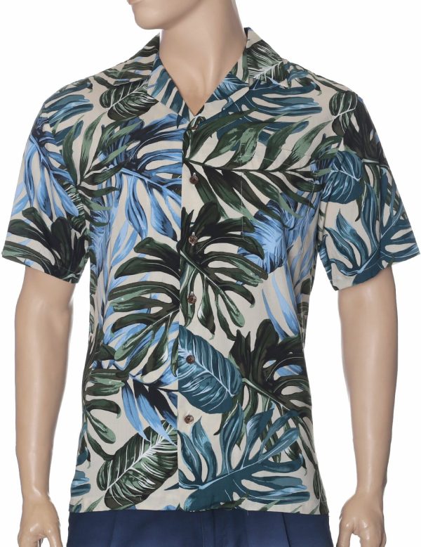 Men's Hawaiian Shirt - Kai Malu Rayon Polyester Aloha Print Casual Shirt