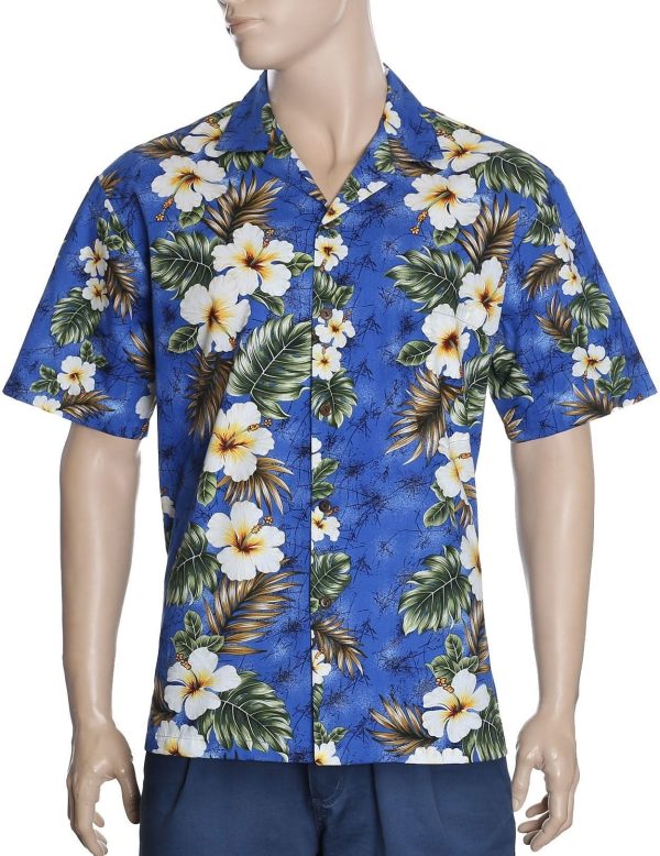 Men's Hawaiian Shirt - Polyester Kalea Aloha Print Shirt