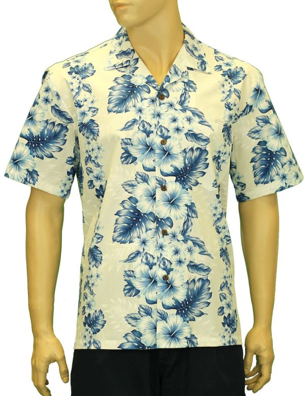 Men's Hawaiian Shirt - Polyester Kalino Aloha Print Shirt